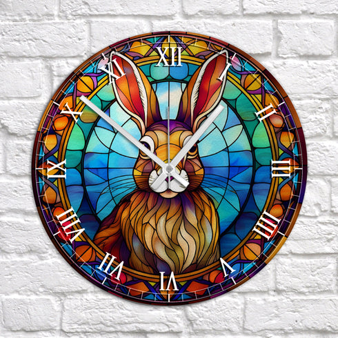 Harry Hare Suncatcher Effect Clock